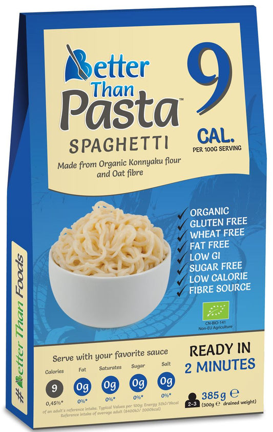 MAKARON (KONJAC) SPAGHETTI BEZGLUTENOWY BIO 385 g (300 g) - BETTER THAN...