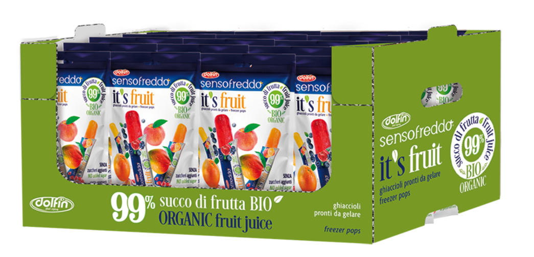 LODY OWOCOWE DO ZAMROŻENIA BEZGLUTENOWE BIO (10 x 40 ml) 400 ml...