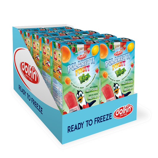 LODY WODNE DO ZAMROŻENIA BIO (10 x 40 ml) 400 ml - POLARETTI FRUIT...