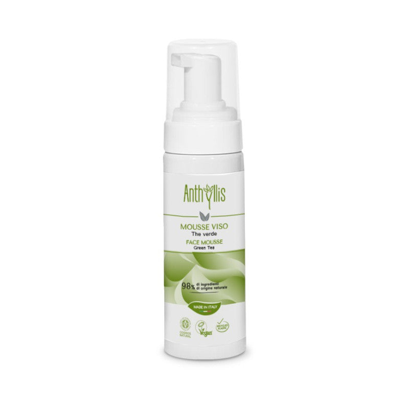 PIANKA DO MYCIA TWARZY OCZYSZCZAJĄCA Z ZIELONĄ HERBATĄ ECO 150 ml...