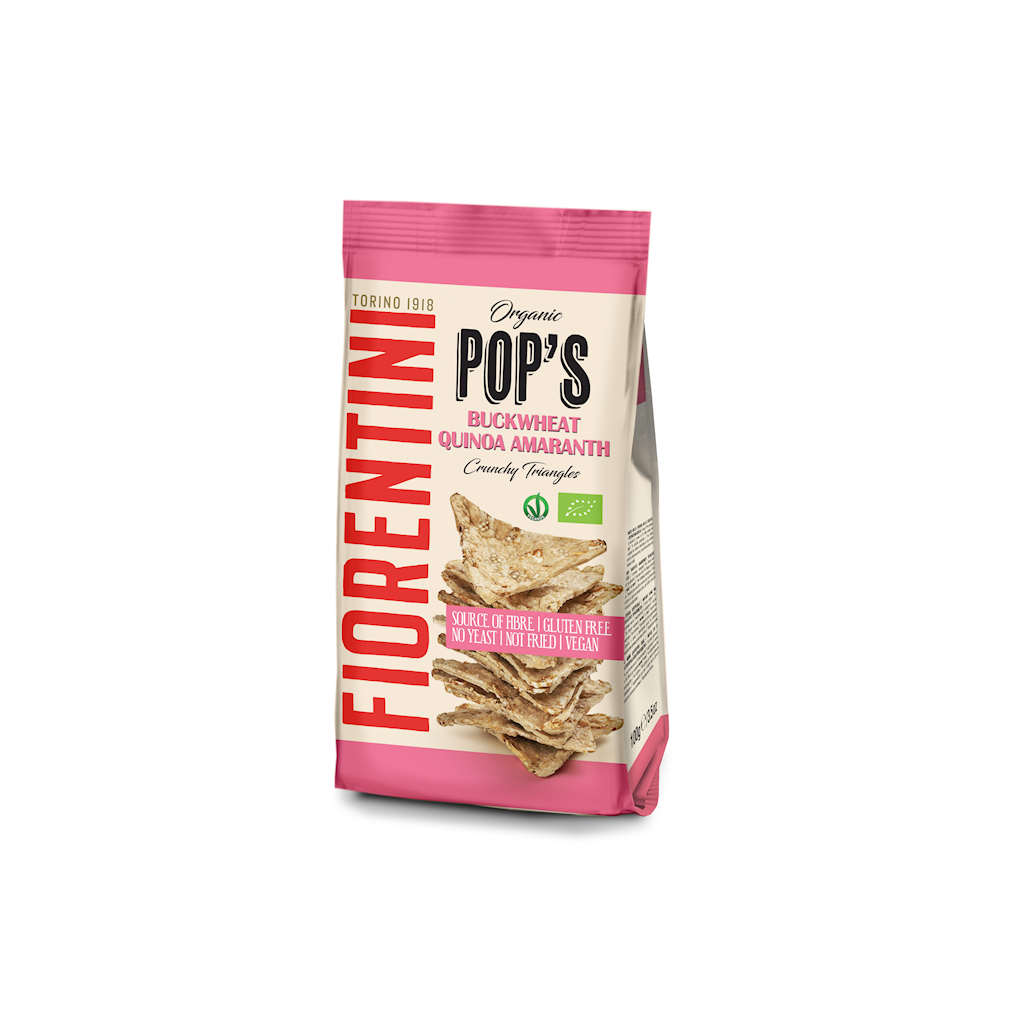 CHRUPKI GRYCZANE PIRAMIDKI Z QUINOA I AMARANTUSEM BEZGLUTENOWE BIO 80 g...