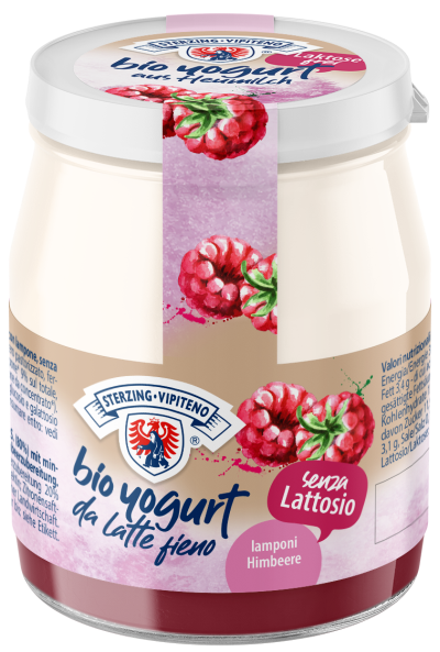 JOGURT MALINOWY Z MLEKA SIENNEGO BEZ LAKTOZY BEZGLUTENOWY BIO 150 g...