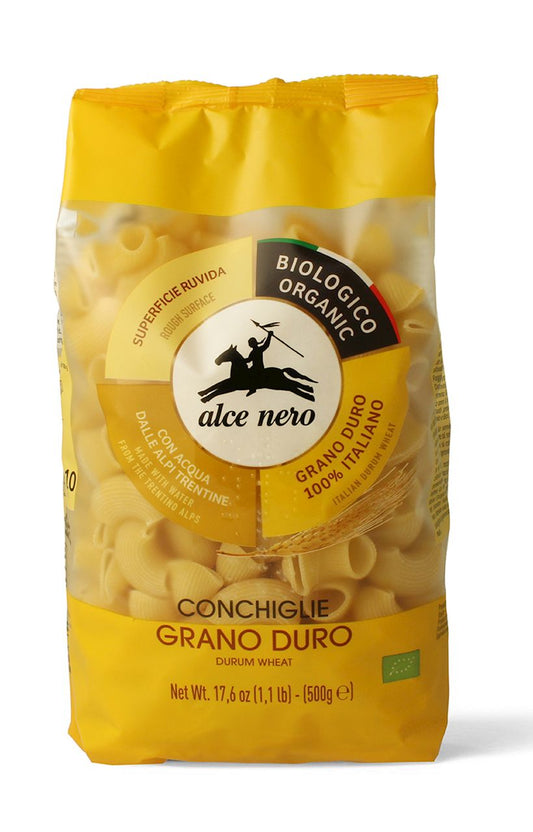 MAKARON (SEMOLINOWY) DUŻE KOLANKA BIO 500 g - ALCE NERO