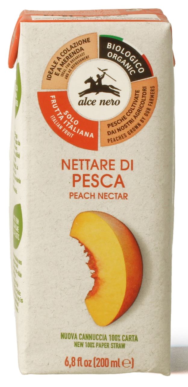 NEKTAR BRZOSKWINIOWY BIO 200 ml - ALCE NERO