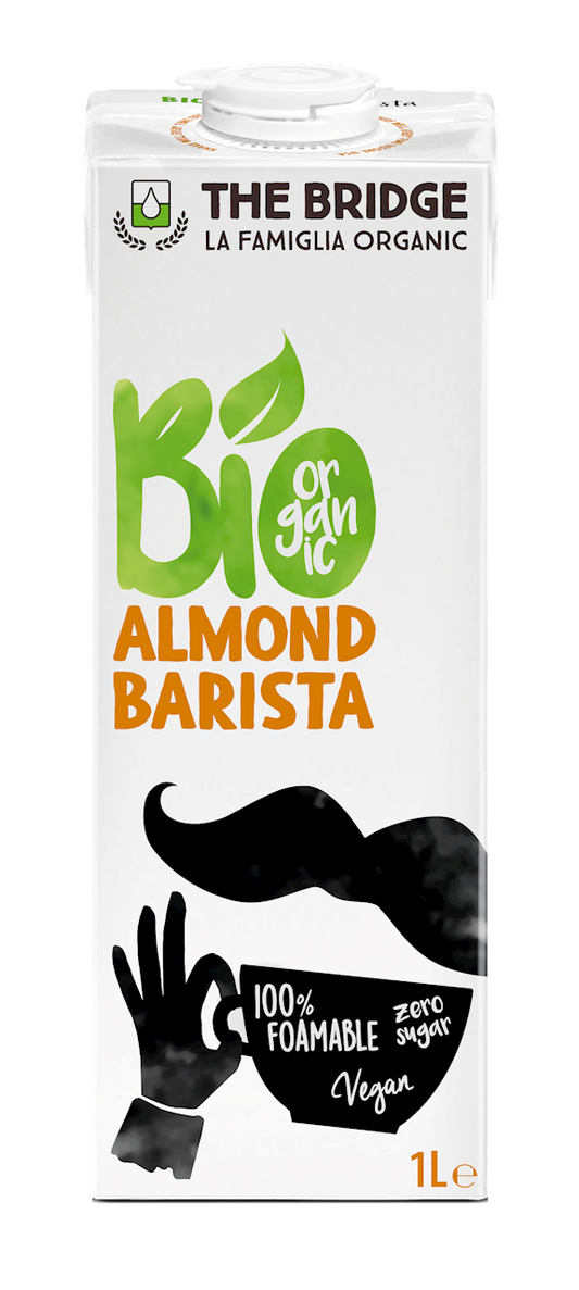 NAPÓJ MIGDAŁOWY BARISTA BEZ DODATKU CUKRÓW BEZGLUTENOWY BIO 1 L...