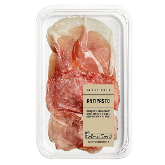 ANTIPASTI TRIO: SALAMI MILANO, POLĘDWICA LONZINO, SZYNKA PROSCIUTTO...
