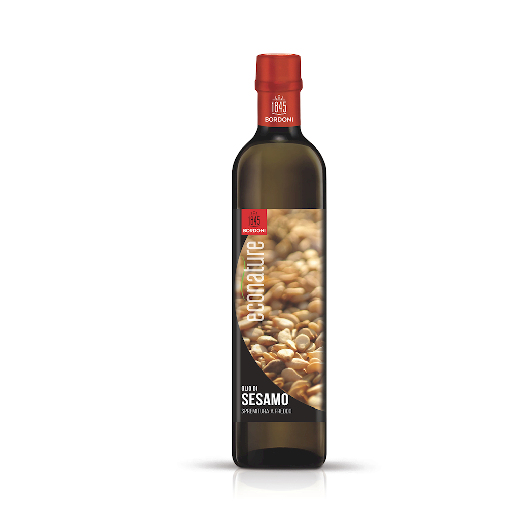 OLEJ SEZAMOWY TŁOCZONY NA ZIMNO BIO 500 ml - BORDONI (ECONATURE)