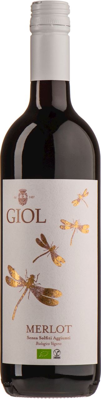 WINO CZERWONE WYTRAWNE MERLOT BEZ DODATKU SIARCZYNÓW BIO 750 ml...