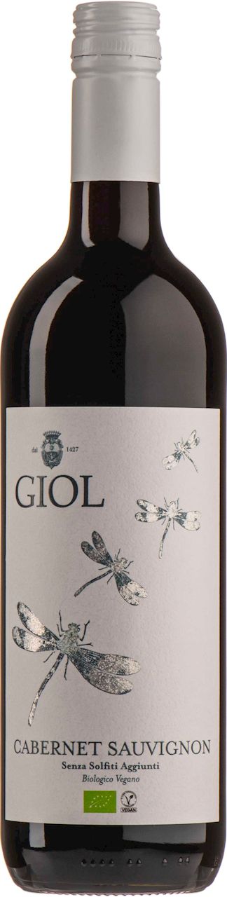 WINO CZERWONE WYTRAWNE CABERNET SAUVIGNON BEZ DODATKU SIARCZYNÓW BIO...