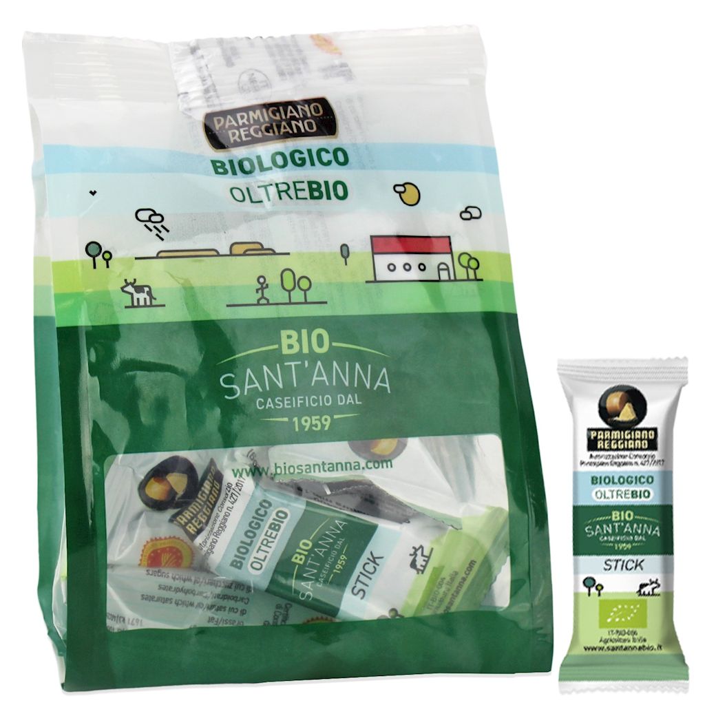 SER PARMEZAN BATONIK BIO (5 x 20 g) 100 g - BIO SANT'ANNA
