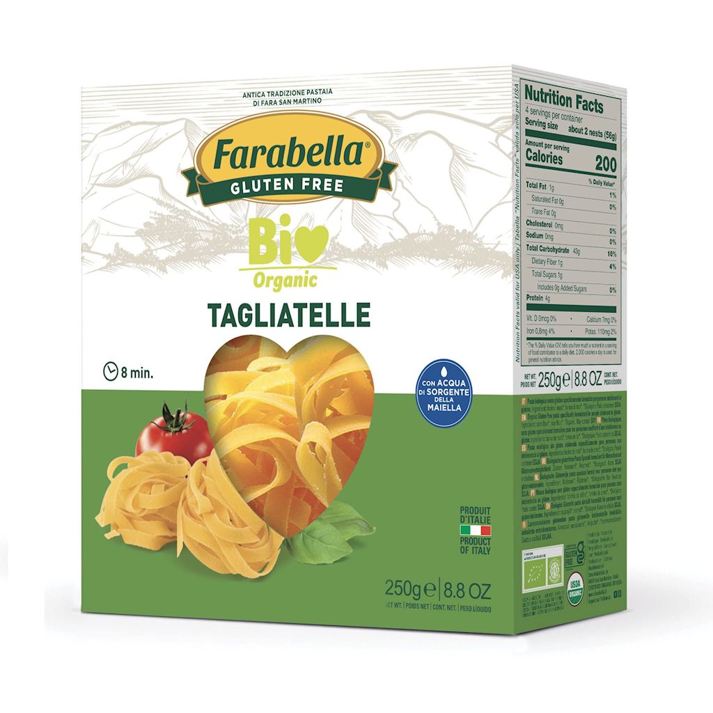 MAKARON (KUKURYDZIANO - RYŻOWY) TAGLIATELLE BEZGLUTENOWY BIO 250 g...