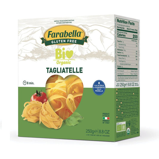 MAKARON (KUKURYDZIANO - RYŻOWY) TAGLIATELLE BEZGLUTENOWY BIO 250 g...