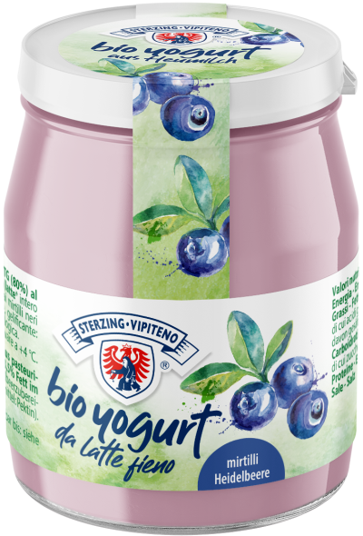 JOGURT BORÓWKOWY Z MLEKA SIENNEGO BEZGLUTENOWY BIO 150 g (SŁOIK)...