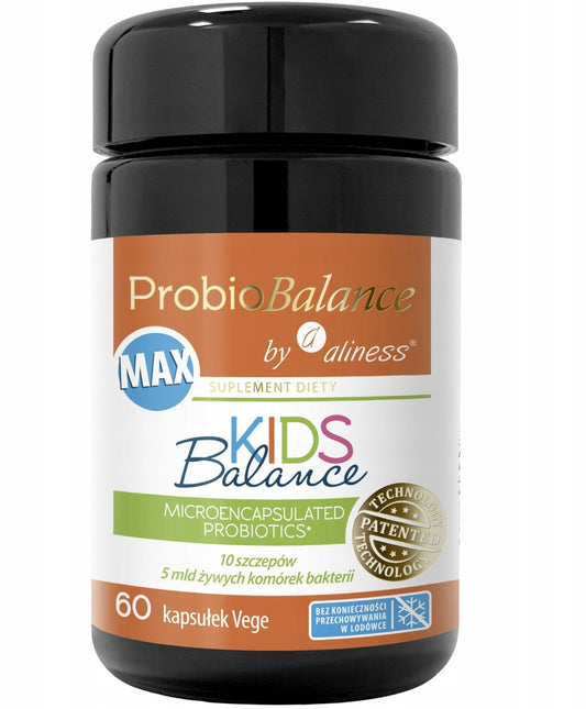 ProbioBalance KIDS Balance 60 kaps PROBIOTYK dla dzieci ODPORNOŚĆ - Aliness
