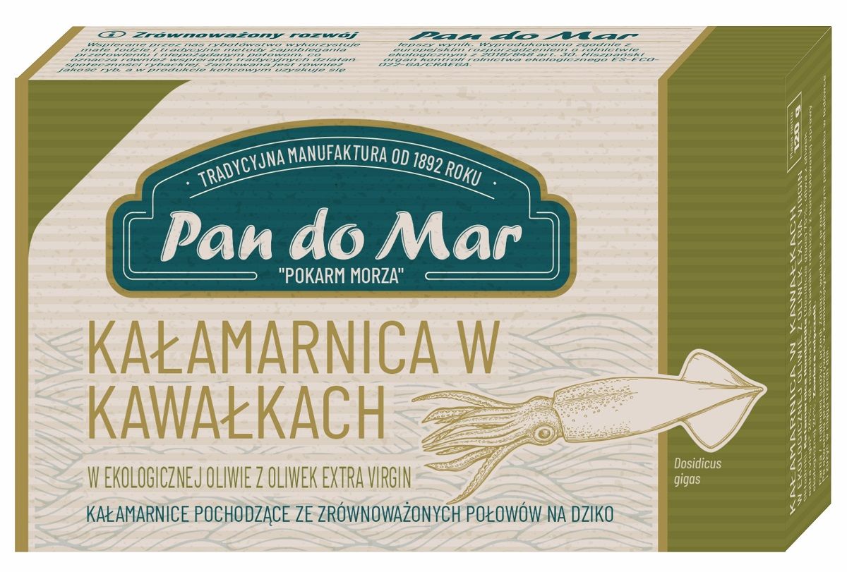 KAŁAMARNICA HUMBOLDTA W BIO OLIWIE Z OLIWEK EXTRA VIRGIN 120 g - PAN...