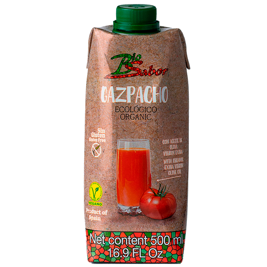 GAZPACHO (HISZPAŃSKA ZUPA WARZYWNA) BEZGLUTENOWA BIO 500 ml - BIOSABOR