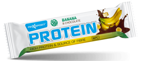 BATON PROTEINOWY BANANOWY W CZEKOLADZIE MLECZNEJ BEZGLUTENOWY 50 g...