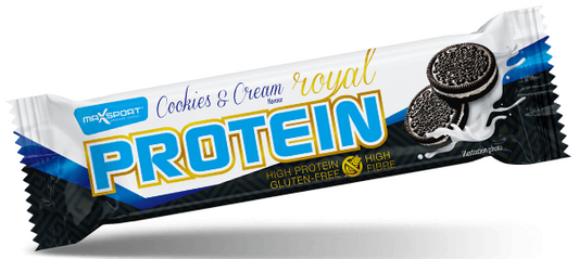 BATON PROTEINOWY O SMAKU CIASTECZKOWYM W POLEWIE BIAŁEJ BEZGLUTENOWY...
