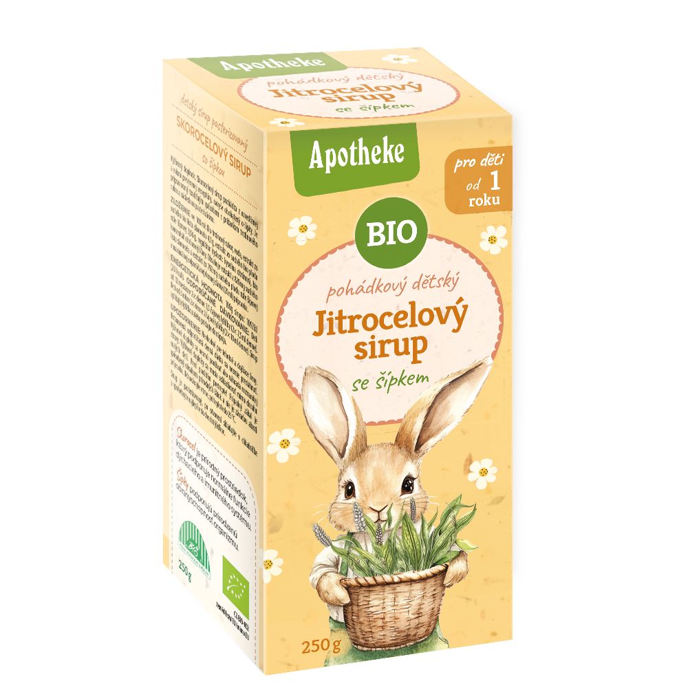 SYROP DLA DZIECI Z BABKI LANCETOWATEJ I DZIKIEJ RÓŻY OD 1 ROKU BIO...