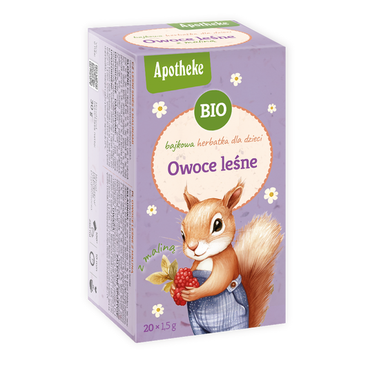 HERBATKA BAJKOWA DLA DZIECI - OWOCE LEŚNE Z MALINĄ BIO (20 x 1,5 g)...