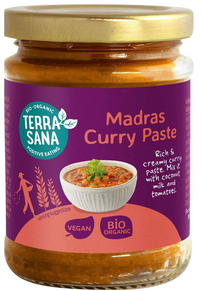 PASTA CURRY MADRAS BIO 130 g - TERRASANA