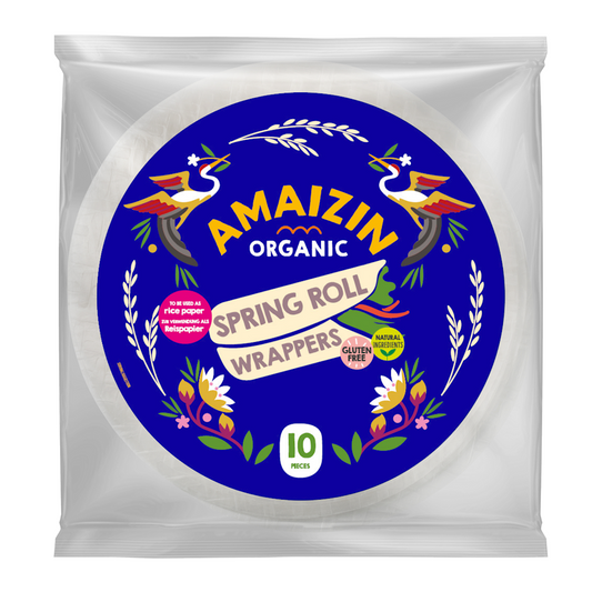 PAPIER NA SPRING ROLLSY I SAJGONKI BEZGLUTENOWY BIO (10 szt.) 100 g...