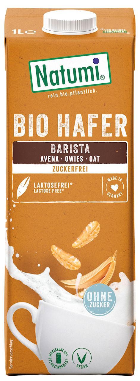 NAPÓJ OWSIANY BARISTA BEZ CUKRU BIO 1 L - NATUMI