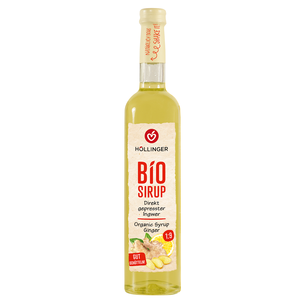 SYROP IMBIROWO - CYTRYNOWY BIO 500 ml - HOLLINGER