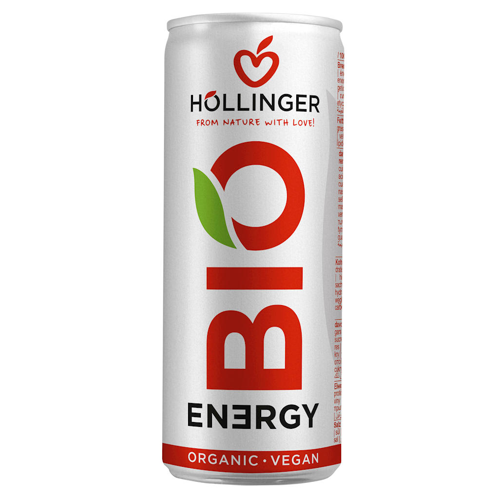 NAPÓJ ENERGETYZUJĄCY O SMAKU JEŻYNOWYM BIO 250 ml - HOLLINGER