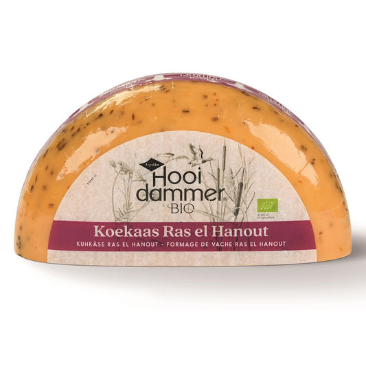 SER ŻÓŁTY DOJRZEWAJĄCY RAS EL HANOUT BIO (około 2,25 kg) - HOOIDAMMER