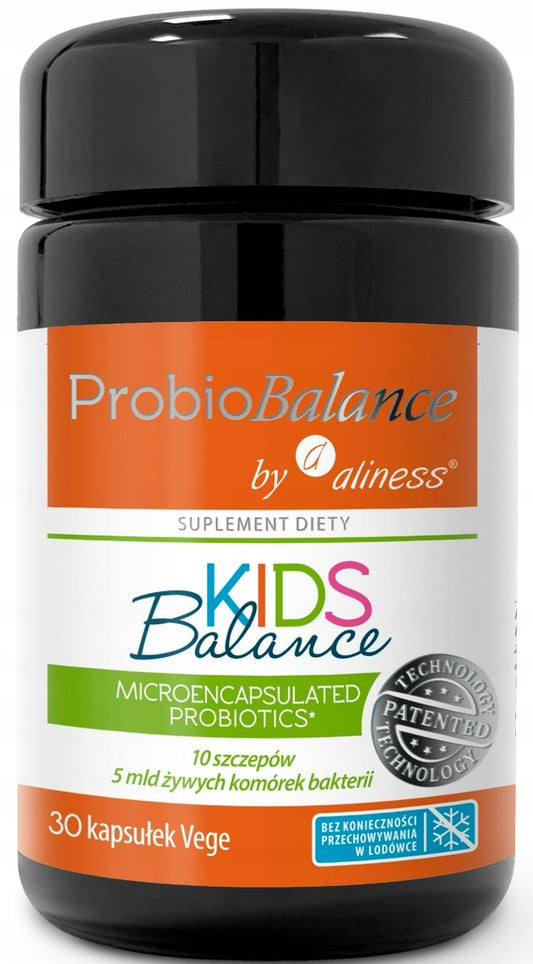 ProbioBalance KIDS Balance 30 kaps PROBIOTYK dla dzieci ODPORNOŚĆ - Aliness